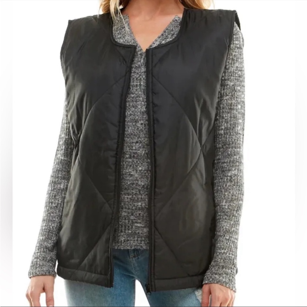 Never worn black vest